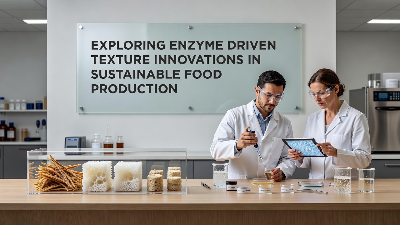 Exploring Enzyme Driven Texture Innovations in Sustainable Food Production